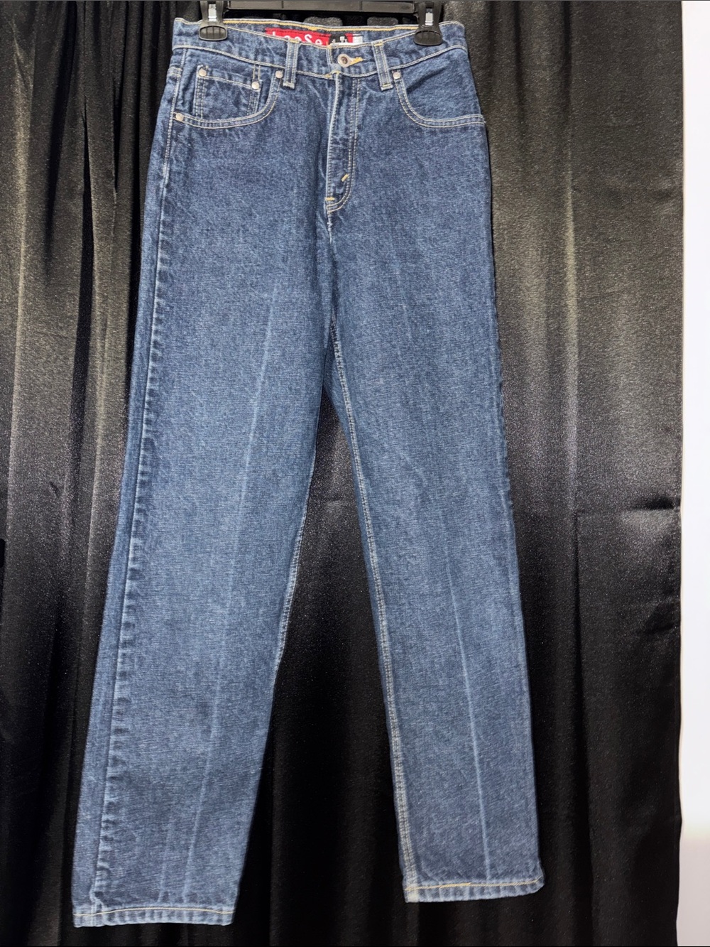 Levi's SilverTab Women's Straight Leg Jeans in Dark Blue Denim